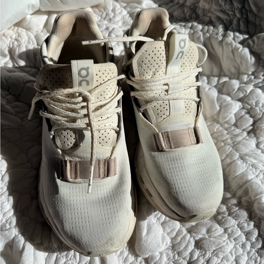 On Running Off-White Athletic Shoes